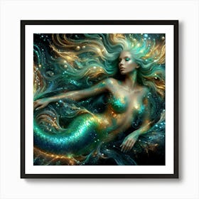 Mermaid 85 Art Print