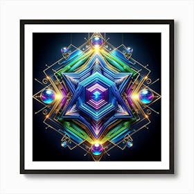 Star Of David Art Print