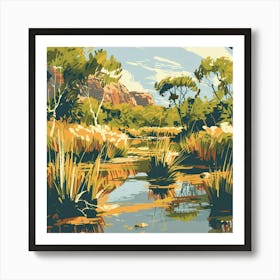 Kangaroo Creek Art Print