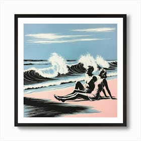 'The Beach I’ Art Print