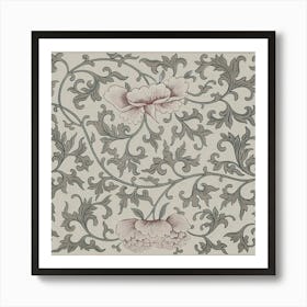 William Morris Textile Design 4 Art Print