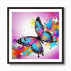 Colorful Butterfly 62 Art Print