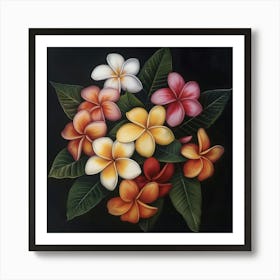 Hawaiian Flowers Poster