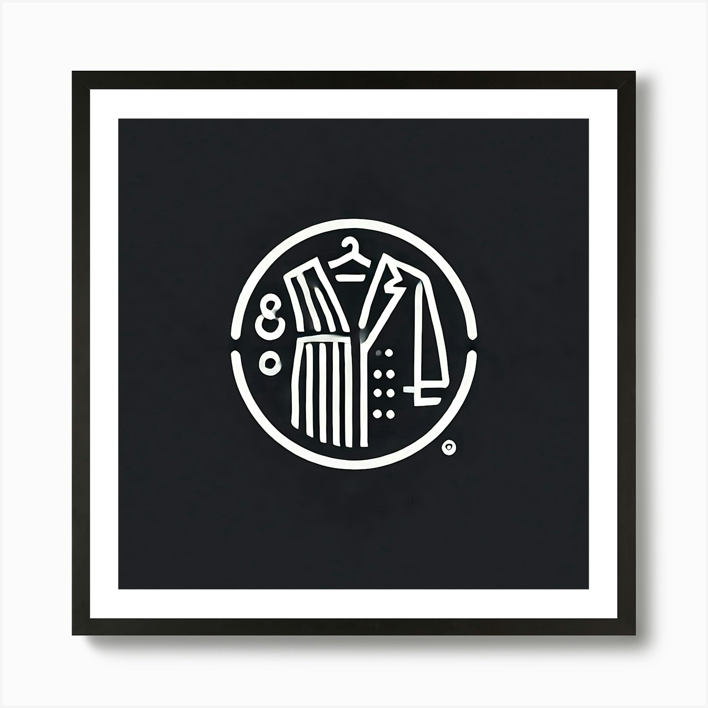 Logo For A Clothing Store 1 Art Pri Framed Wall Art Poster Canvas Print Picture