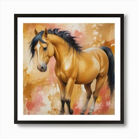 Horse Painting 1 Art Print