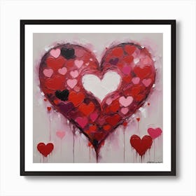 Love, heart, Valentine's Day 9 Art Print