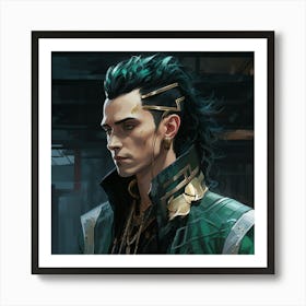 Myeera Loki That Has Short Hair Flat Top Hair Style Earrings 80 E768600f 7237 498a A420 C4846bfcb39e Art Print