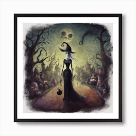 Nightmare Before Christmas 5 Art Print