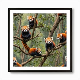 Red Panda Art Print