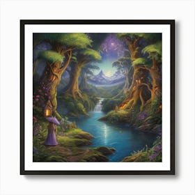 Fairytale Forest 1 Art Print