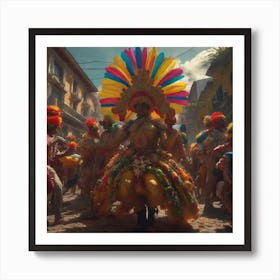 Venezuelan Carnival 5 Art Print