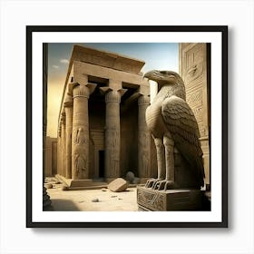 Egyptian Temple Art Print