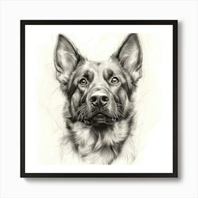 German Shepherd Art Print