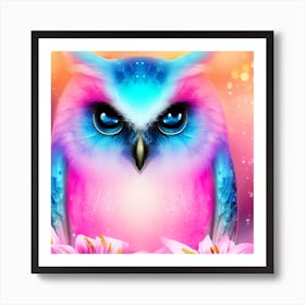 Owl Painting,  1 Art Print