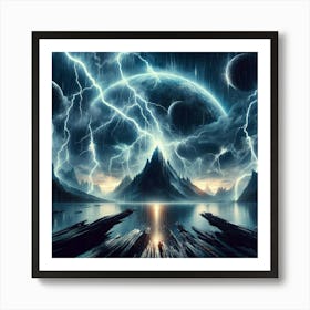 Lightning Storm 50 Art Print