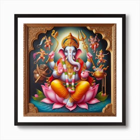 Ganesha 40 Art Print