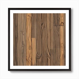 Wood Floor Texture Art Print