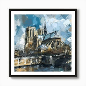 Notre Dame Paris 2 Art Print