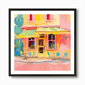 Cafe Paris Art Print