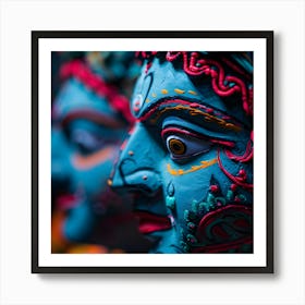 Buddhist Statues Art Print