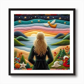 Angels In The Sky Art Print