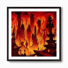 Eternal Flames Art Print