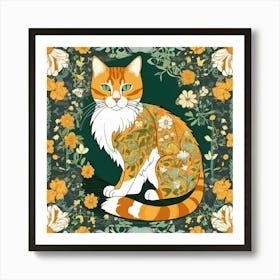 Orange Tabby Cat 2 Art Print