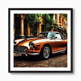 Classic Sports Car Art Print