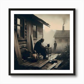 Depression Fallout-1930s ~Reimagined 38 Art Print