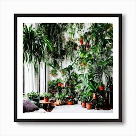 Room Full Of Plants Art Print