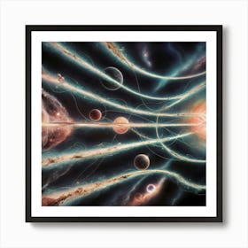 Galaxy In Space Art Print