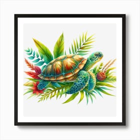 Hawaiian Turtle Art Print