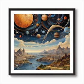 Spacescape Art Print