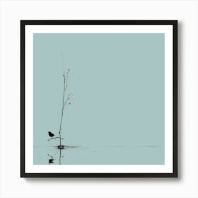 Bird On A Branch Art Print