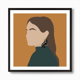 Palm Dreams Square Art Print