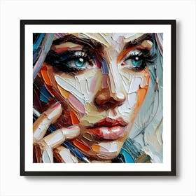 Portrait Artwork 41 Art Print