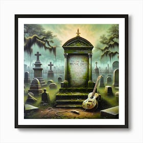 The Day The Music Died Art Print