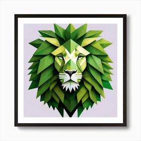 Paper Lion Art Print