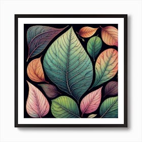 Autumn Leaves Art Print