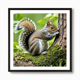 Grey Squirrel 1 Art Print