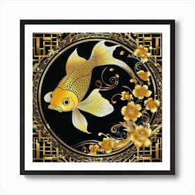 Gold Fish 3 Art Print