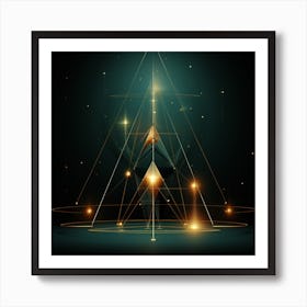 Golden Triangle Art Print