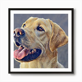 Man’s Best Friend - Labrador Art Print