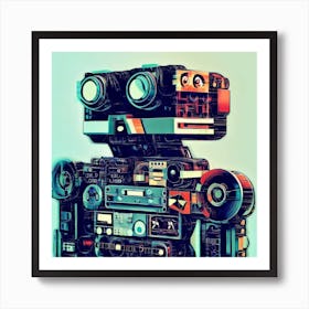 Robot Art Art Print