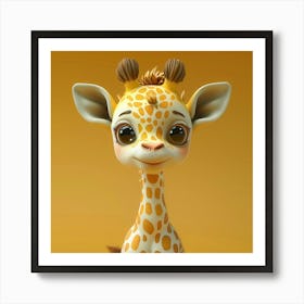 Giraffe 38 Art Print