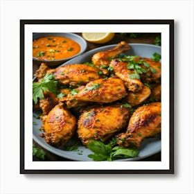 Chicken Wings With Sauce 1 Art Print