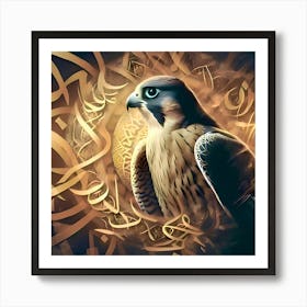 Islamic Falcon 2 Art Print