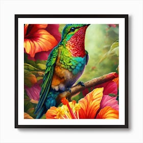 Hummingbird Art Print