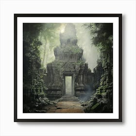 Angkor Temple 1 Art Print