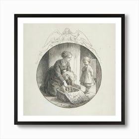 Angel And The Child Art Print